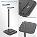 KDD Dual Headphone Stand for Desk - Rotatable Headset Hanger with Phone Holder - Removable Non-Slip Base for Gamers Desktop Accessories