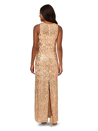 Image of Adrianna Papell Women's Sequin Embroidery Gown