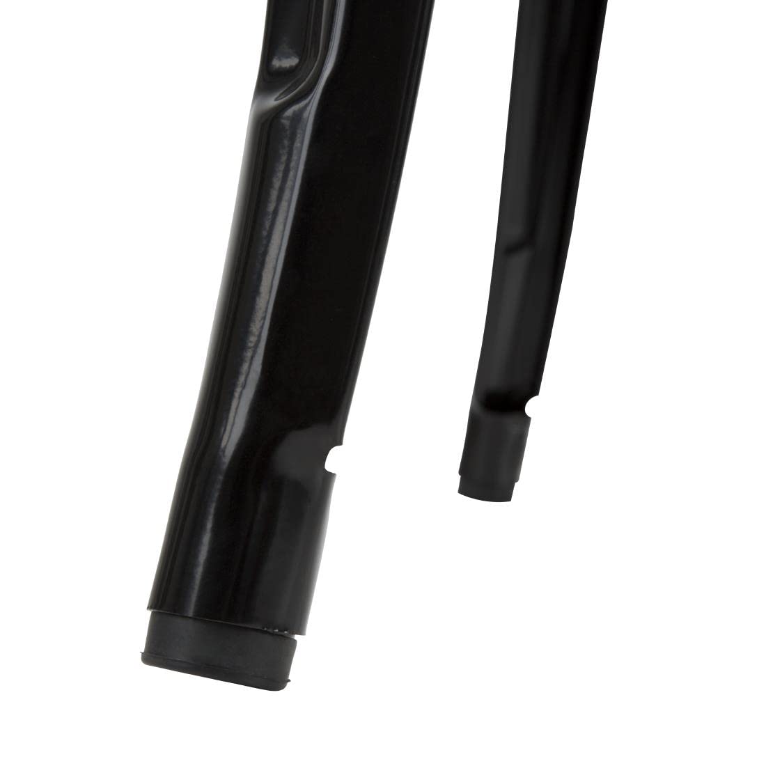 Bolero Mange-Debout Noir avec Plateau en Bois de frêne, Cadre en Acier Noir et Plateau en frêne, Taille : 1040 (H) x 600 (L) x 600 (P) mm, FB595