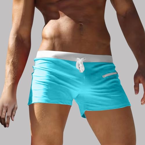Men's 3 Inch Inseam Swim Trunks, Short and Snug for a Sporty and Cool Look2