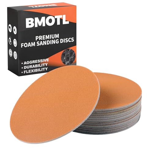 Image of 6 Inch Foam Sanding Discs: 15Pcs 1500 Grit Hook & Loop Wet Dry Performance Sand Paper for Orbital Sander, Round Sandpaper Replacement Pad for Automotive Polishing /Finishing
