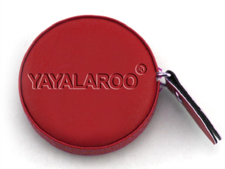 Cinta métrica retráctil flexible 60 pulgadas 1.5 m roja miniatura 1