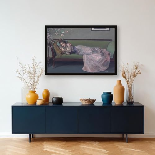 Tableau prete a suspendre John Lavery The Green Sofa pour mur vide sans charme - 5