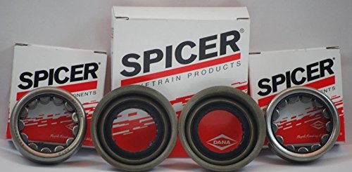 JEEP WRANGLER YJ TJ XJ DANA 35 REAR AXLE WHEEL BEARING & SEAL KIT BOTH SIDES