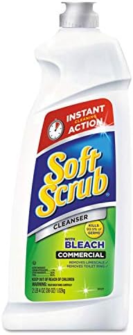 Soft Scrub 15519CT Soft Scrub Cleanser, w/Bleach, Antibacterial, 36oz, 6/CT image 2