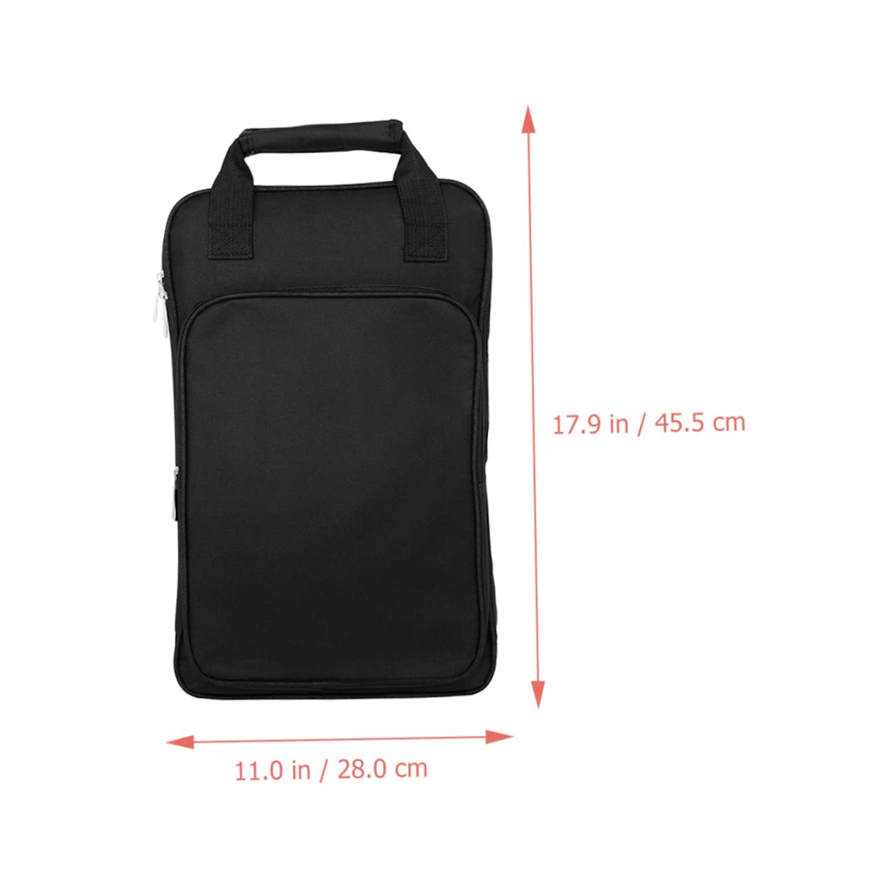 Borsa per Bacchette da Batteria Imbottitura in Cotone Oxford Custodia Portatile Facile da Trasportare per Batteristi a Sale Prove