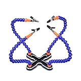 Brazos flexibles --- Tubería de unión universal con pinzas de cocodrilo giradas 360 °, donde las desee. Elimina la frustración de las tradicionales manos amigas.