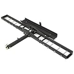 Jeremywell 500 lbs Heavy Duty Motorcycle Dirt Bike Scooter Carrier Hitch Rack Hauler Trailer with Loading Ramp and Anti-Tilt Locking Device T-NS-MRC001