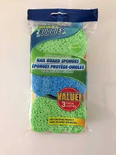 3 Count Green Dual Sided Dish Washing Sponges image 2