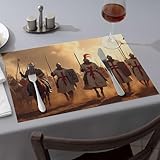 Choisissez les sets de table tissés originaux approuvés par les clients, parfaits comme lot de 4 sets de table pour compléter votre décoration de cuisine et améliorer votre expérience de salle à manger. Décoration murale