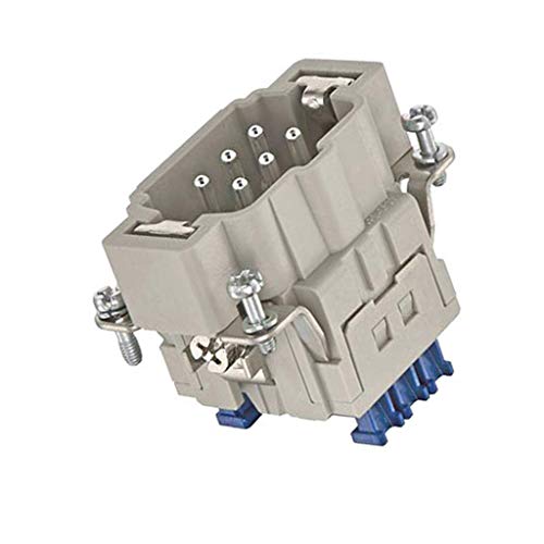 Connecteur rectangulaire mâle Han ES Press HARTING 6 PIN 16A 09330062648 pour câblage industriel