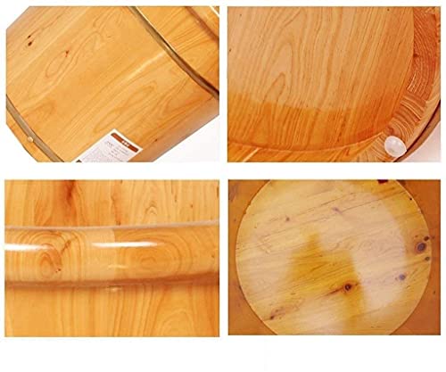 Bañera de pies de madera cedro 41.5x41.5x26 cm miniatura 2
