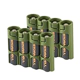 Storacell SLAAMG Slimline - Organizador de baterías AA, (paquete de 2)