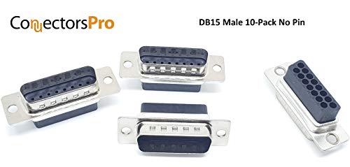 Conectores DB15 D-Sub Macho Crimp Tipo 10 Pzs miniatura 4