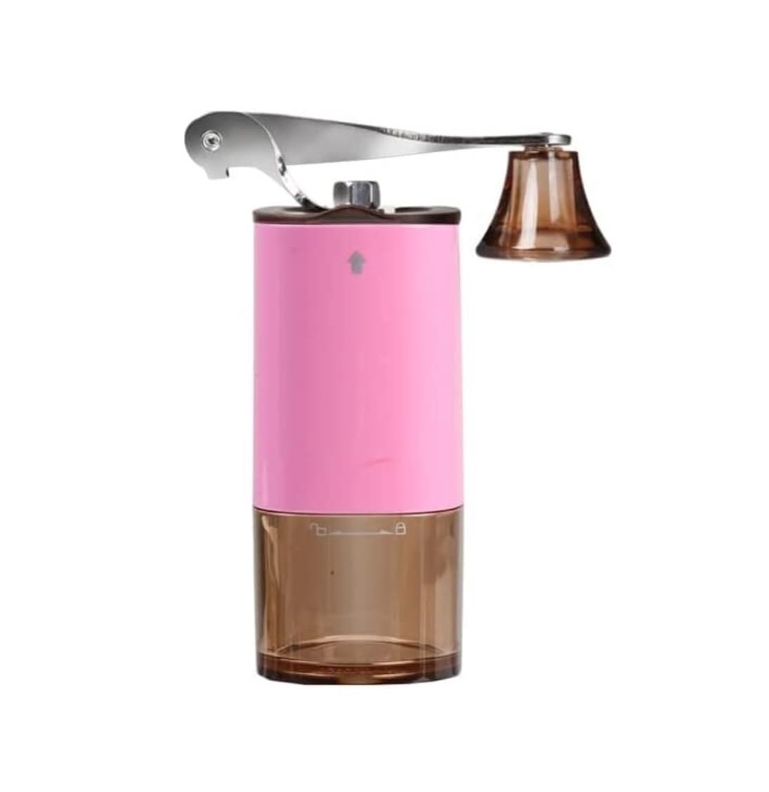 Molinillo Café Oficina Molinillo Ajustable, De Mano, Café Doméstico, Pequeño, Manual Vintage Moledor de Cafe(Pink)