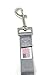 Standard Length Nylon Leash (6 Foot, Silver)