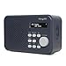 MangoKit MD2 DAB/DAB Plus Radio mit Bluetooth,Digitalradio,UKW Radio, kleines Küchenradio mit Netzbetrieb und Batterie,tragbares dab Radio,Anzeige,Alarme und Uhr,Schlummerfunktion-Dunkelgrau Tragbares Radio günstig Kaufen-MangoKit MD2 DAB/DAB Plus Radio mit Bluetooth,Digitalradio,UKW Radio, kleines Küchenradio mit Netzbetrieb und Batterie,tragbares dab Radio,Anzeige,Alarme und Uhr,Schlummerfunktion-Dunkelgrau