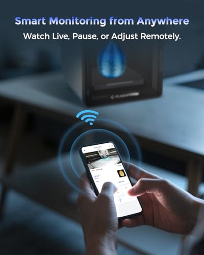 FLASHFORGE AD5M Pro 3D Printer, CoreXY 600 mm/s Printing Speed, 0.4 & 0.6mm 3s Quick-Swap 280°C Nozzles, 1-Click Auto Leveling, Fully Enclosed, 220×220×220mm Build Volume