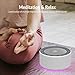 Kipcush Automatic Tibetan Meditation Bowl Sound Machine - 7 Himalayan Tones + 7 Color Night Light - Timer & Touch Control - No Manual Striking for Yoga, Chakra Healing, Stress Relief - Plug In