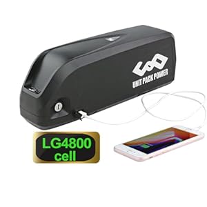 E-bike-accu, 48 V, 1500 W, lithium-ion batterij voor Bafang Mid Drive en Wheel Kit Bike Conversiekit, 1200 W, 1000 W, 750 W