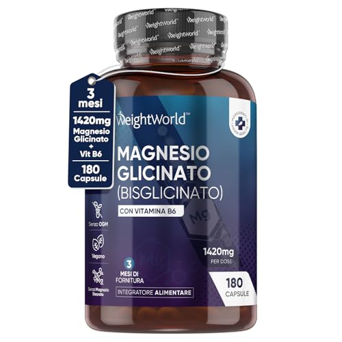 Magnesio Bisglicinato B6 180 Capsule