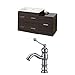 American Imaginations AI-9329 Plywood-Melamine Vanity Set with Single Hole CUPC Faucet, Dawn Grey