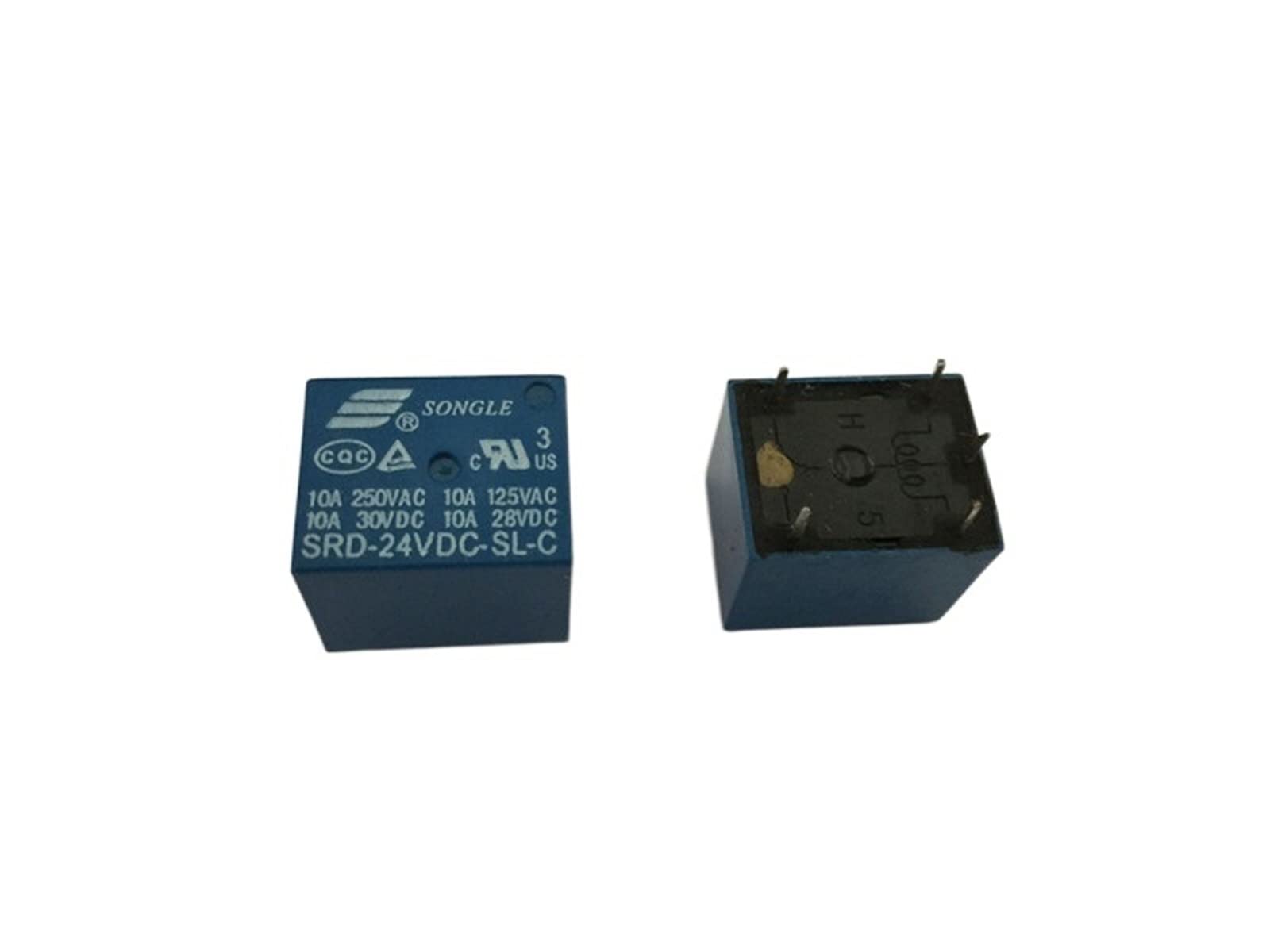Relé SRD-12VDC-SL-C componente T73 de 5 pines para proyectos Arduino
