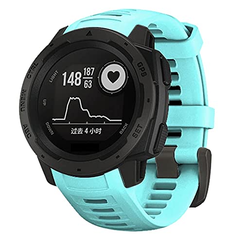 Bracelet silicone 22mm montre Garmin Instinct rechange résistant