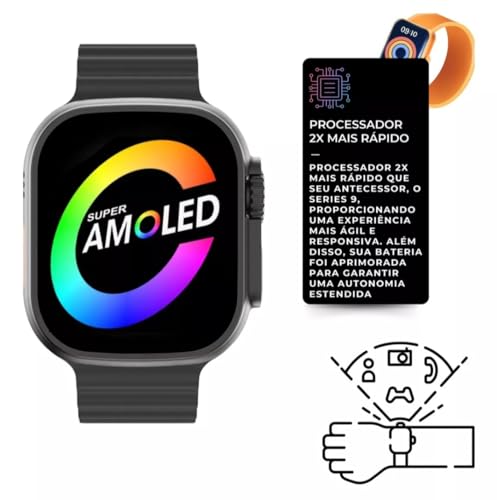 Smartwatch Ultra plus Amoled 49mm (preto)