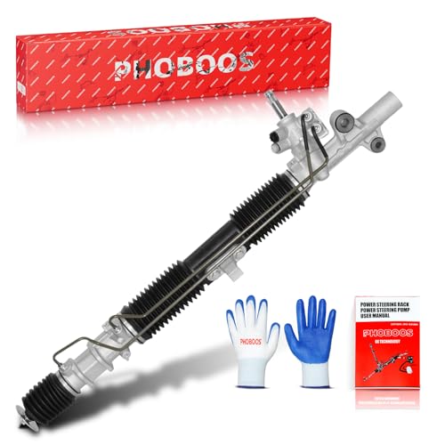 PHOBOOS Hydraulic Power Steering Rack and Pinion Assembly Compatible with Honda CR-V 2002-2006, Honda Element 2003-2011, L4 2.4L. New Unit, Leak Resistance, Direct Fit, Ref. 26-2701