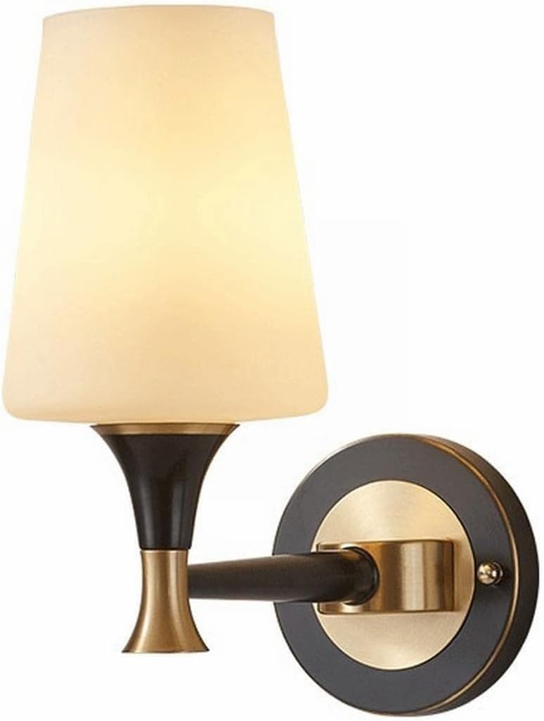 CWCQGH Wall Lamp Indoor Lamp Bedroom Bedside Copper Lights Luxury Living Room Background Staircase