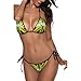Jamaican Flag Jamaica Fashion Boxing Bikini Women Halterneck Top and Set Swimsuits Beach Swimming Black One Size