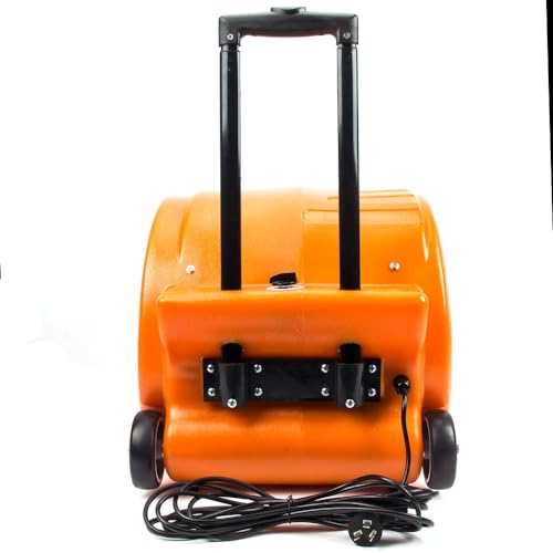 RT900A 3-Speed Air Mover 1.3HP 5000 CFM Powerful Floor Blower Carpet Dryers Janitoral Floor Dryer with Telescopic Handle, Wheels
