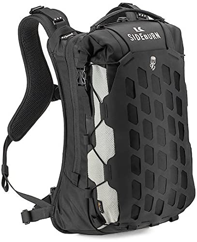 Kriega T18 Sideburn Zaino moto (Black,16-25 ltr