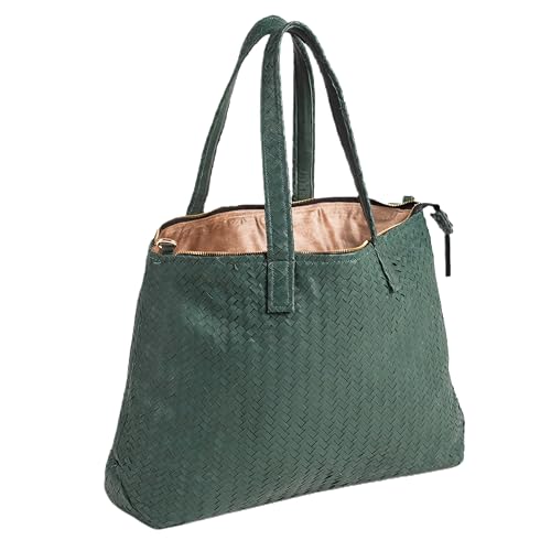 Image of Jild Hobo Style Woven Bag for Women - Soft Handmade Genuine Leather Work Tote Bag - Cross Body Womens Purse