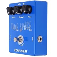 [EXCEPTIONAL SOUND QUALITY] Experience crystal-clear digital tones with the Effect Pedal Echo Delay, designed to enhance your guitar performance. This pedal offers a natural sound that will make your riffs stand out, providing a rich auditory experie...