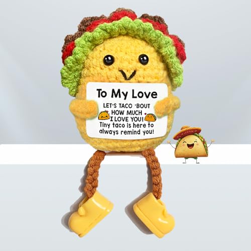 Handmade Long Legged Crochet Taco