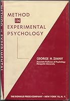 Method in Experimental Psychology B001EO8L7K Book Cover