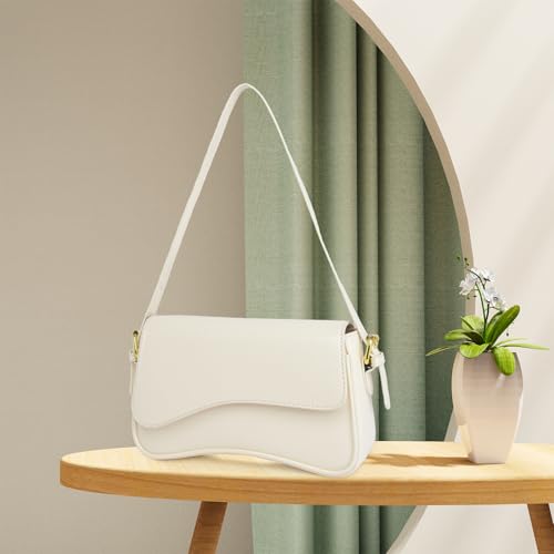 Image of PU Leather Tote Bag for Women with 2 Removable Straps and Zipper Closure