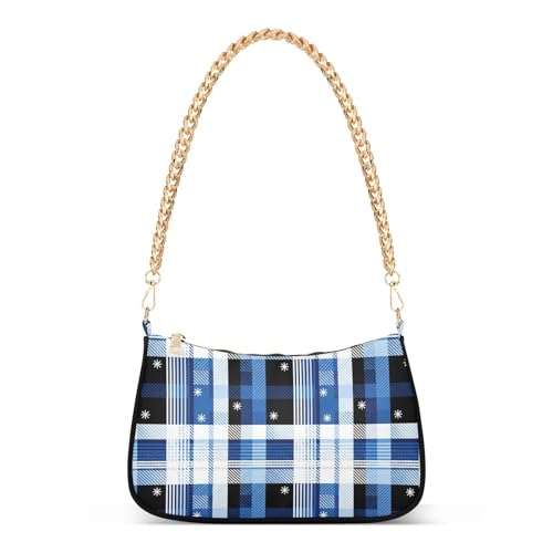 Sac à bandoulière étoiles bleu et blanc pour homme et femme au style urbain