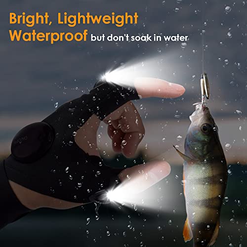 Hanpure Led Flashlight Gloves Gifts For Men On Fathers Day, Gifts For Dad Husband Boyfriend Papa Him, Hands-Free Lights For Repairing Fishing Camping, Stocking Stuffers Christmas Birthday Gift Idea #TOP2