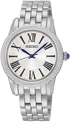 Preisvergleich Produktbild Seiko Damen Analog Quarz Uhr mit Edelstahl Armband SRZ437P1