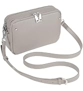 befen Genuine Leather Crossbody Bags for Women, Purses with Built in RFID Wallet Woman Camera Sho...