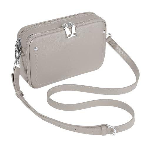 Image of befen Genuine Leather Crossbody Bags for Women, RFID Leather Purses