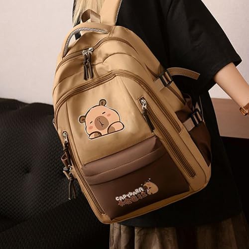 Sac à dos Capybara filles imperméable et haut de gamme