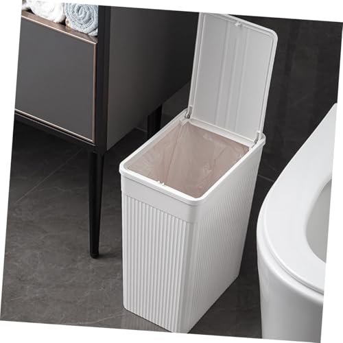 Cubo basura inoxidable resistente Magiclulu con tapa estética de cuarto 7