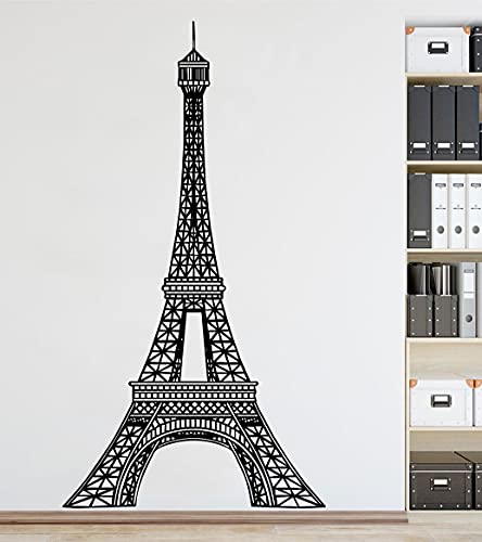 Vinilo Decorativo Torre Eiffel 29 pulgadas Negro miniatura 5
