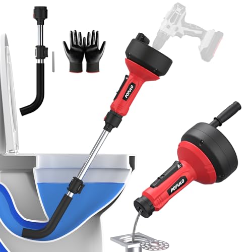 POPULO 17FT Auto Feed Drain Snake