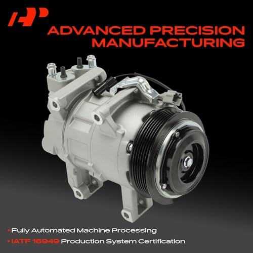 A-Premium Air Conditioner AC Compressor with Clutch Compatible with Nissan Altima 2.5L 2007 2013-2018, Rogue 2.5L 2014-2020, VCS-14EC Style (Not DKS17D), with Two Plugs by A-Premium - Image 4