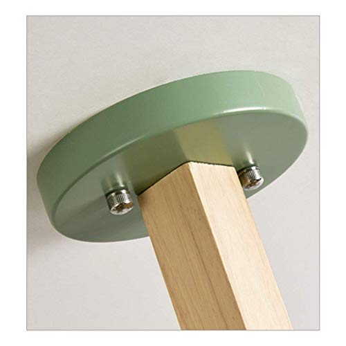 Lustre en bois massif E27 plafonnier suspendu salon design - 4